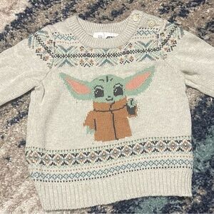 Baby boy yoda sweater